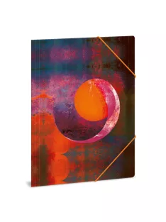 Ars Una Mandala Orange Moon A/4 gumis dosszié