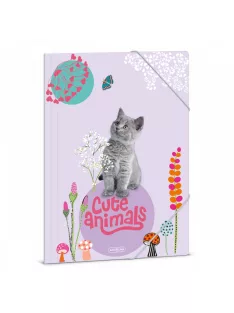 Ars Una Cute Animals-kitten A/4 gumis dosszié