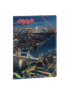 Ars Una City light-London A/4 gumis dosszié