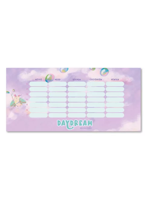 Ars Una Daydream órarend