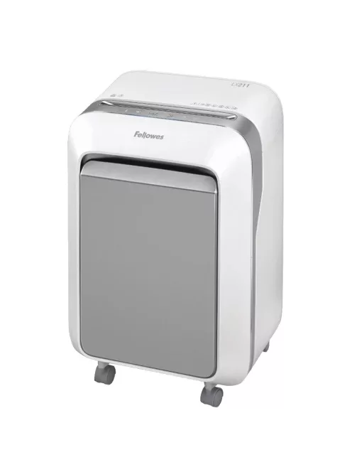 Iratmegsemmisítő, 14lap, mikrokonfetti vágás 2x12mm, Fellowes® Powershred LX211, fehér