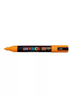 Dekormarker 1,8-2,5mm, Uni Posca PC-5M ragyogó sárga