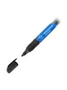 Táblamarker 3mm, kerek, cserélhető betétes, Bluering fekete