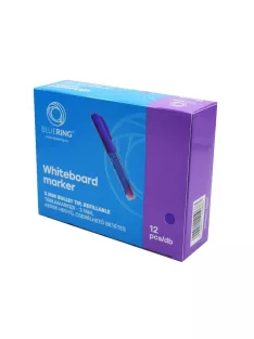   Táblamarker 3mm, kerek, cserélhető betétes, Bluering kék