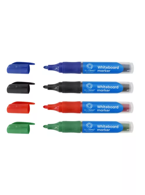 Táblamarker 3mm, kerek, cserélhető betétes, Bluering kék