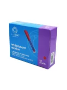 Táblamarker 3mm, kerek, cserélhető betétes, Bluering piros