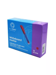   Táblamarker 3mm, kerek, cserélhető betétes, Bluering piros