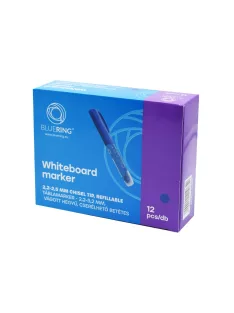   Táblamarker 2,2-5,2mm, vágott hegyű, cserélhető betétes, Bluering kék