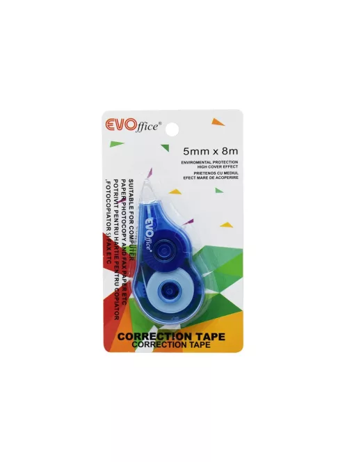 Hibajavító roller 5mm x 8m Compact áttetsző test EVOffice