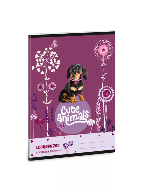 Ars Una Cute Animals-puppy A/5 leckefüzet