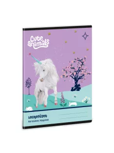 Ars Una Cute Animals Unicorn A/5 leckefüzet