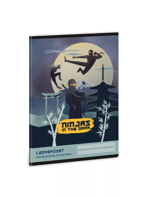 Ars Una Ninjas in the dark A/5 leckefüzet