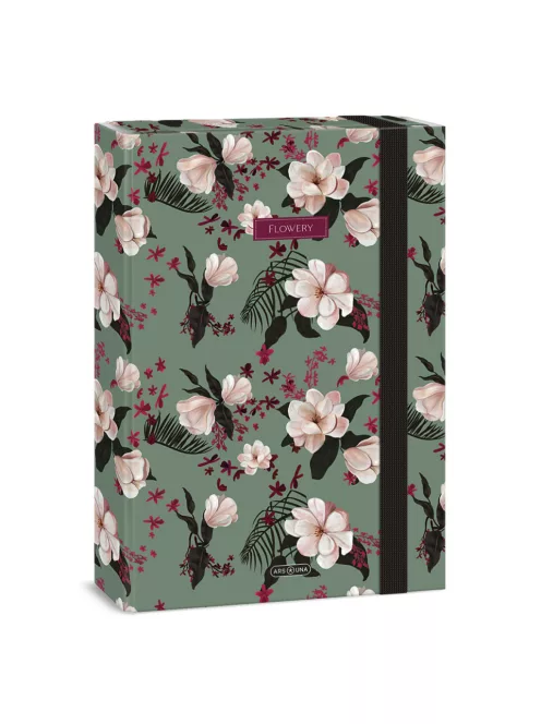 Ars Una Flowery green A/4 füzetbox
