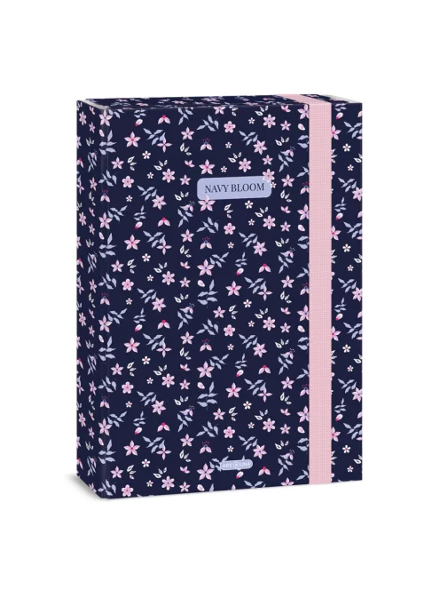 Ars Una Navy bloom A/4 füzetbox