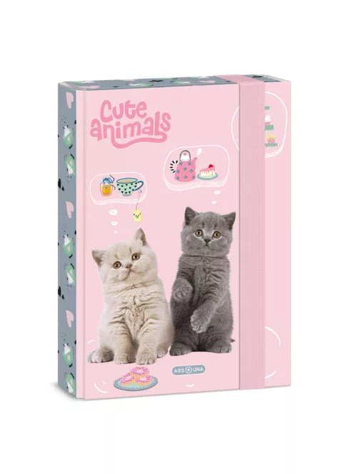 Ars Una Cute animals-tea party A/5 füzetbox