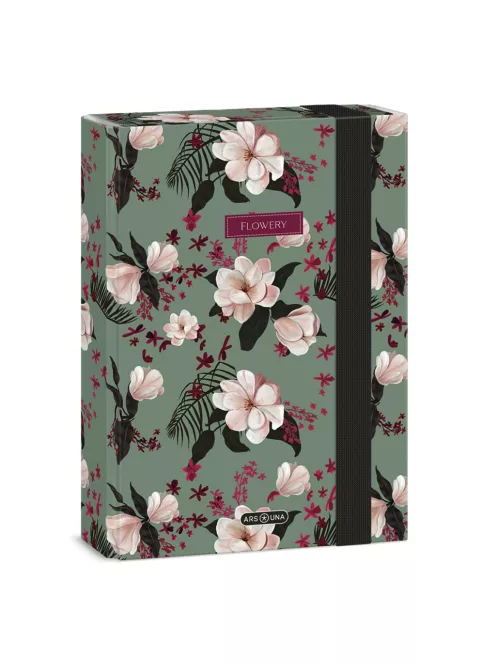 Ars Una Flowery green A/5 füzetbox