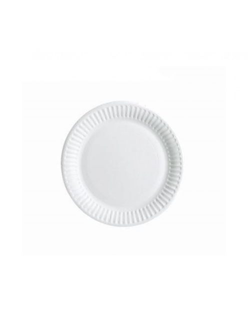 Papírtálca kerek átmérő 18 cm 50 db/csomag fehér