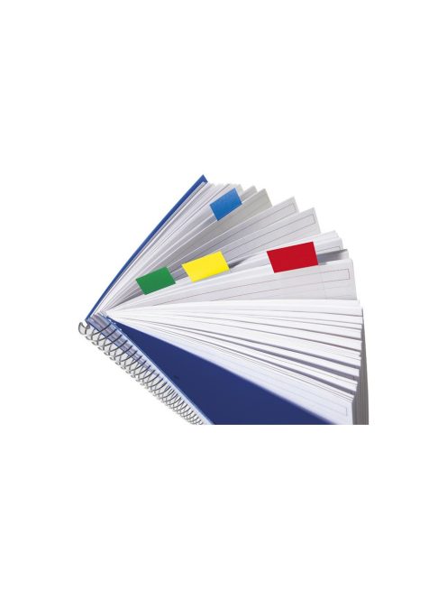 Jelölőcímke 25,4x43,2mm, 50lap, műanyag, 3M 680-1 piros