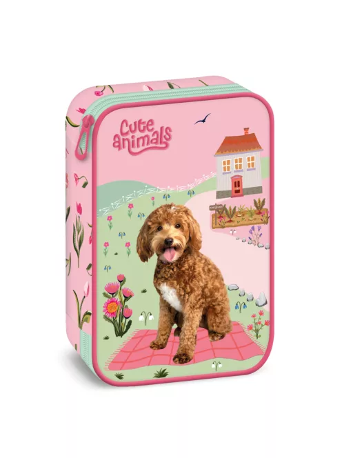 Ars Una Cute Animals-doggie többszintes tolltartó