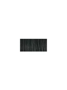 Pamutzsinór, viaszolt, fekete, 1 mm átm.,50 m/tek.