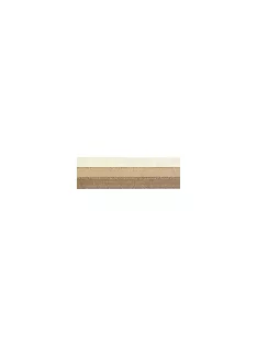 Organzaszalag, 3x 5m, barna árnyalatok
