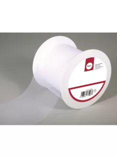 Tüllszalag, fehér, 10 cm, 50 m/tek.