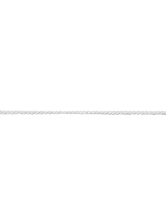 Díszzsinór, fehér, 2 mm, 50 m/tek.