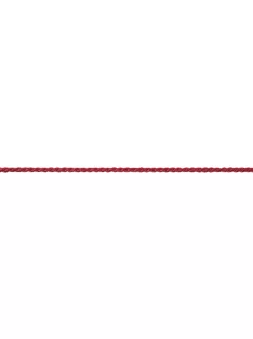 Díszzsinór, piros, 2 mm, 50 m/tek.