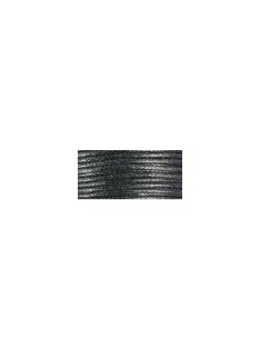 Pamutzsinór, viaszolt, fekete, 1 mm, 20 m