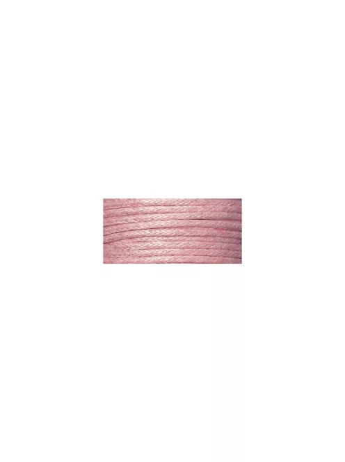 Pamutzsinór, viaszolt, rózsaszín,1 mm, 20 m