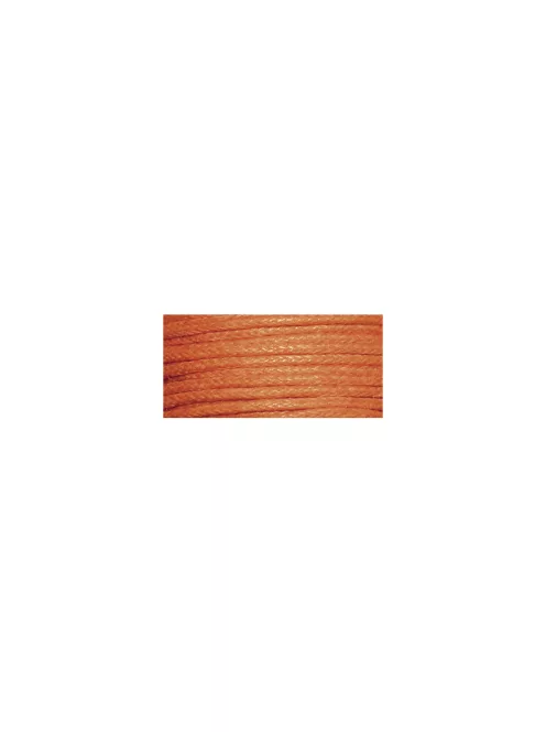 Pamutzsinór, viaszolt, narancssárga,1 mm, 20 m