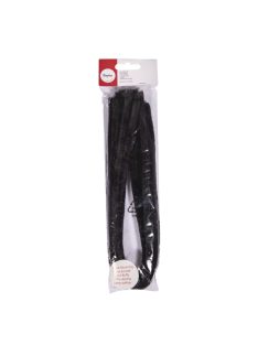 Zseníliadrót, 50 cm, fekete, csom.10 db, 9 mm vastag