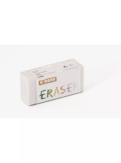 Radír 30-as fehér szögletes papír tokban mini CREATIVE JUNGLE