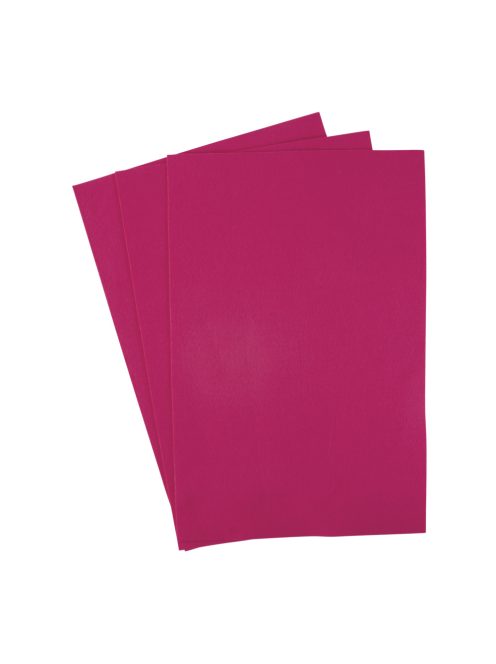 Filcanyag, 0,8-1 mm, pink, 20x30 cm