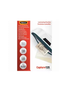   Lamináló fólia, 65x95mm, 125 mikron, fényes, 100 db/doboz, Fellowes®