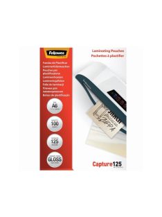   Lamináló fólia, A6, 125 mikron, fényes, 100 db/doboz, Fellowes®