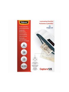   Lamináló fólia, A5, 125 mikron, fényes, 100 db/doboz, Fellowes®