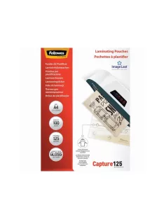   Lamináló fólia, A4, 125 micron, fényes, 100 db/doboz, Fellowes®