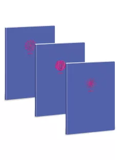   Ars Una Soft Touch Violet Spring A/4 extra kapcsos füzet-ponthálós