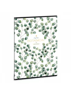 Ars Una Botanic Leaf A/4 extra kapcsos füzet-vonalas