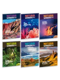 Ars Una Natural Wonders A/4 extra kapcsos füzet-vonalas