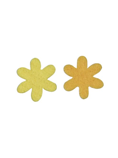Filc csillagvirág, 3 cm, sárga/narancssárga,2 színben, csom. 12 db