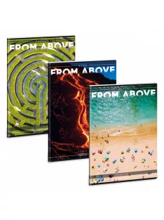   Ars Una Countries from above A/4 extra kapcsos füzet-vonalas