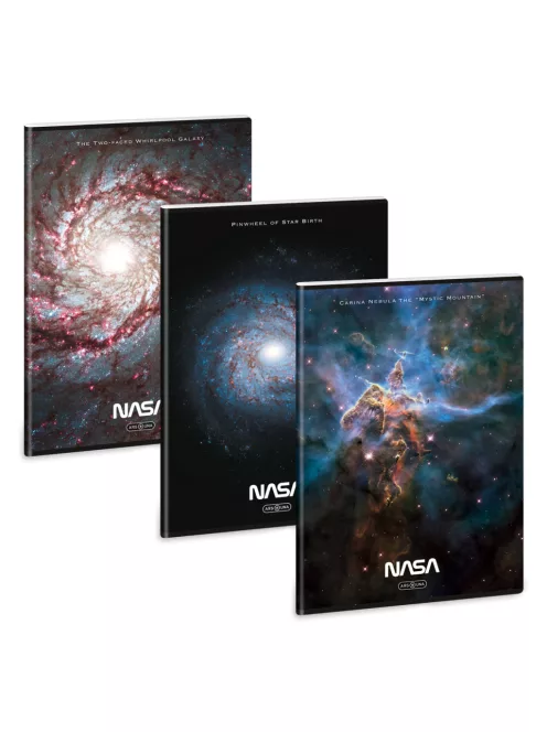 NASA A/4 extra kapcsos füzet-vonalas