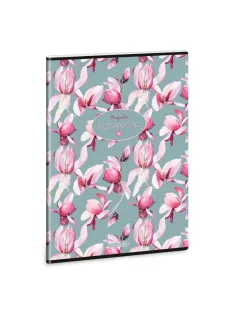   Ars Una Rosy Magnolia A/4 extra kapcsos füzet-négyzethálós