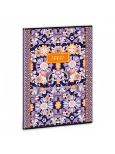   Catalina Estrada Flower Lili A/4 extra kapcsos füzet-négyzethálós