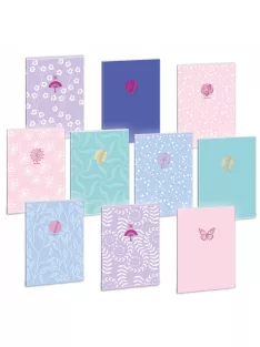   Ars Una Soft touch Spring-mix A/4 extra kapcsos füzet-négyzethálós
