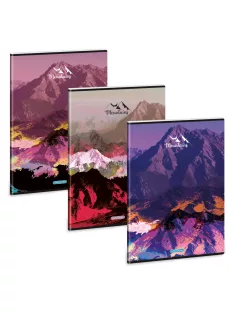 Ars Una Mountains A/4 extra kapcsos füzet-négyzethálós