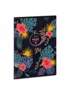 Ars Una Aloha Night A/5 extra kapcsos füzet-ponthálós