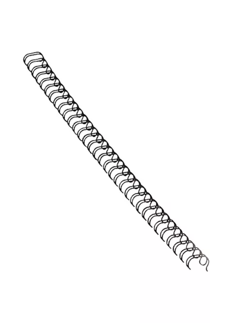 Fém spirál 3:1, 8mm, 36-50lap, Fellowes® 100 db/doboz, fekete